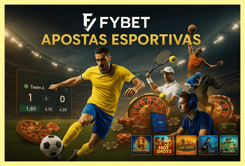Aposte em apostas esportivas no cassino online FYBET